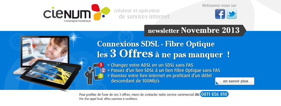 Changez votre ADSL en un SDSL sans FAS, Passez d'un lien SDSL  un lien Fibre Optique sans FAS, Bosstez votre lien internet en profitant d'un dbit descendant de 100 Mb/s